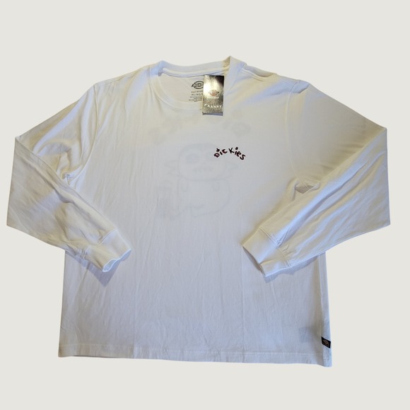 Dickies Other - NWT Dickies Skateboarding T-Shirt Mens XL White Franky Villani Vampire L/S NEW